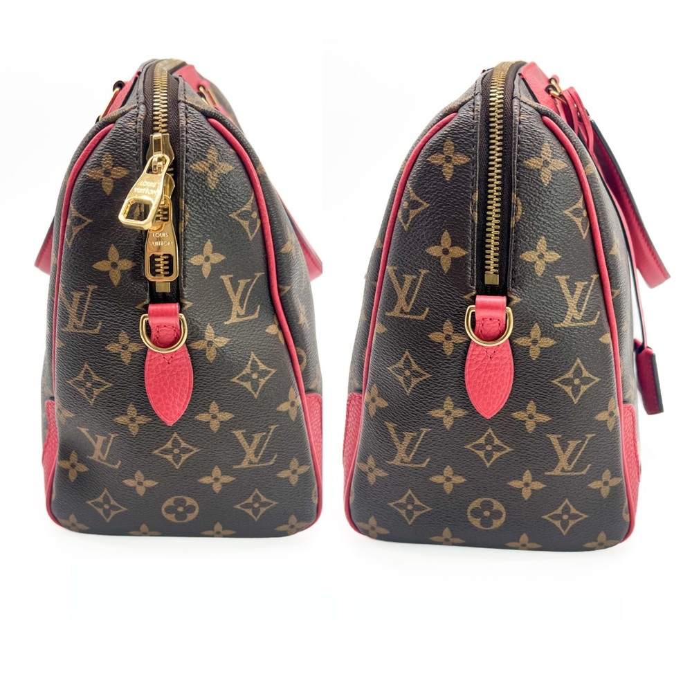 Louis Vuitton Monogram Retiro NM Coquelicot Tote Handbag - Picture 7 of 17